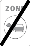 verkeersbord einde lage emissie zone